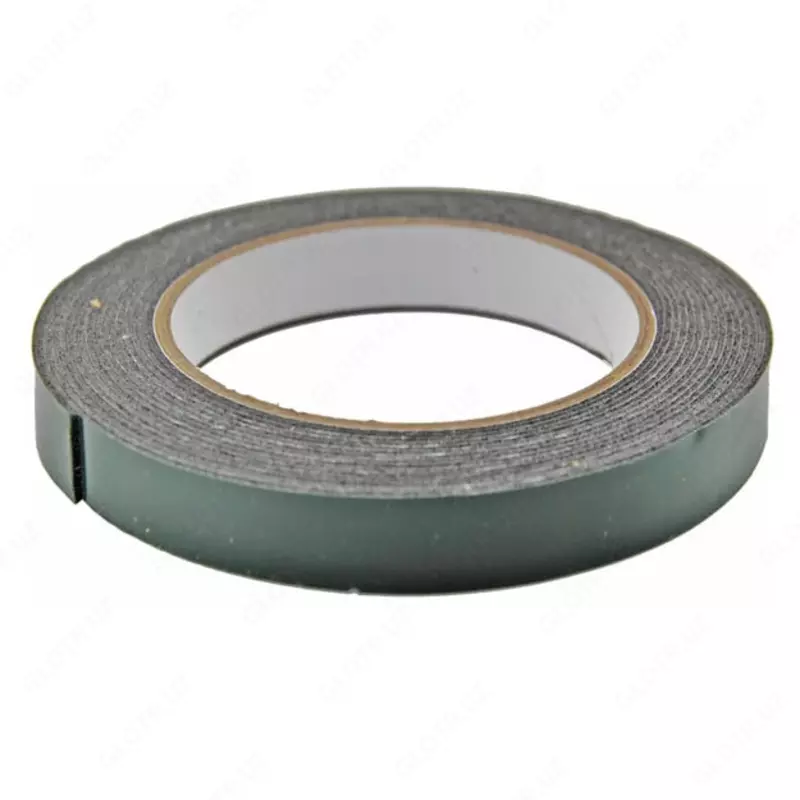 Двухсторонняя Клейкая монтажная лента "Deli" 20 мм х 7 м, 12 шт. (Арт. - 30025) Черная/Зеленая