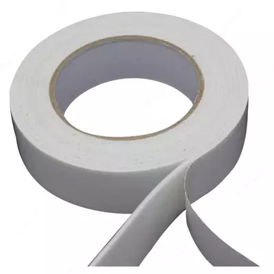 Двухсторонняя Клейкая монтажная лента "Deli" 25 мм х 9 м, 12 шт. (Арт. - 30026) Серая