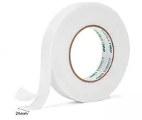 Ikki tomonlama yopishqoq lenta "Deli" 24 mm x 5 m (Art. - 30412) Oq - 8 000 so'm