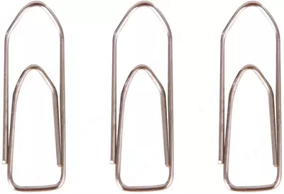 Канцелярские скрепки "Deli" 28 мм, металлические (100 шт) Арт. - 39719