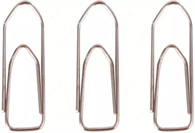 Канцелярские скрепки "Deli" 28 мм, металлические (100 шт) Арт. - 39719