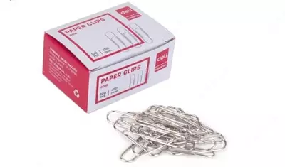 Qog'oz qisqichlari "Deli" 29 mm, metall (100 dona) Art. - 0018