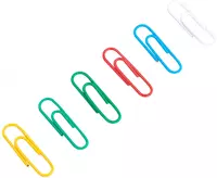 Rangli qog'oz qisqichlari "Deli" 29 mm