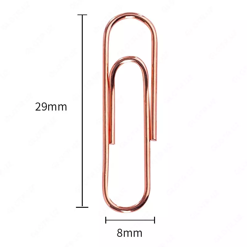 Qog'oz qisqichlari "Deli" 29 mm, metall (160 dona) Art. - 78510