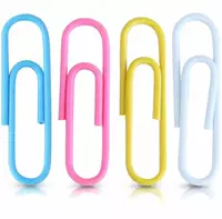 Rangli qog'oz qisqichlari "Deli" 29 mm