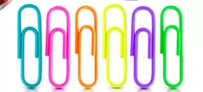 Канцелярские цветные скрепки "Deli" 29 мм, металлические (200 шт) Арт. - 0053