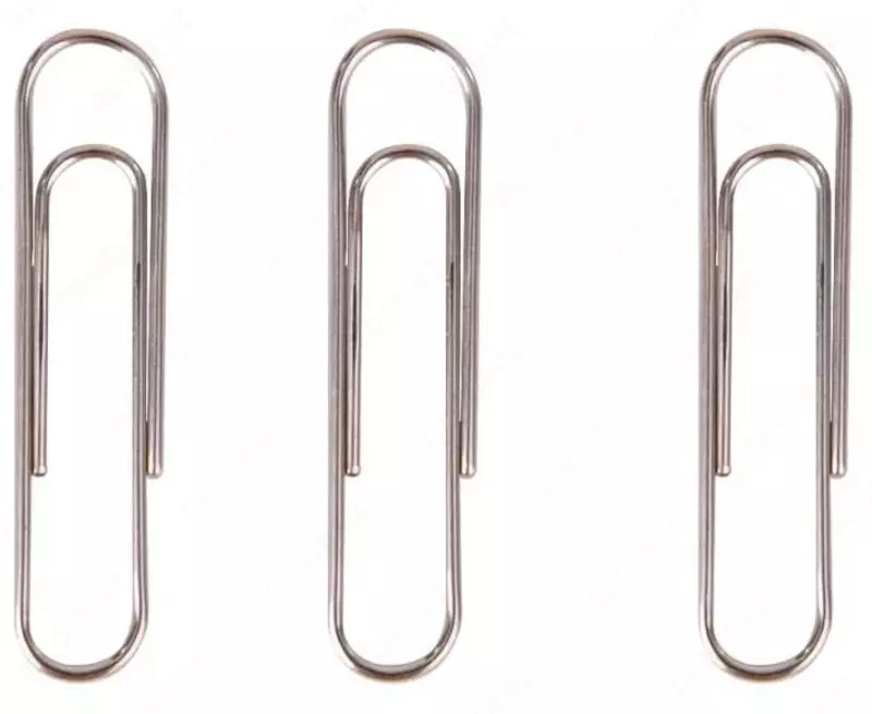 Qog'oz qisqichlari "Deli" 33 mm, metall (100 dona) Art. - 39712