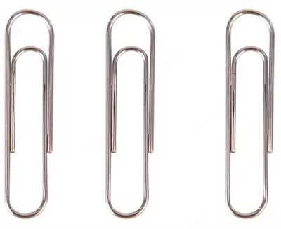 Канцелярские скрепки "Deli" 33 мм, металлические (100 шт) Арт. - 39712