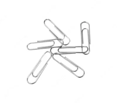 Qog'oz qisqichlari "Deli" 50 mm, metall (100 dona) Art. - 39713