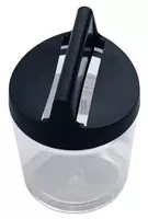 14 000 сум Магнитная скрепочница "Стамм" пластиковый стакан (Арт. - ПС02) Прозрачная/Черная