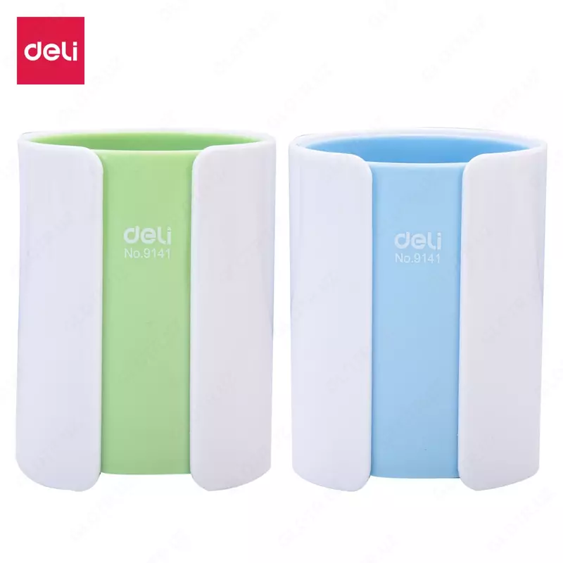 Qalam va qalamlar uchun stend "Deli" plastmassa (Art. - 907) Assortiment