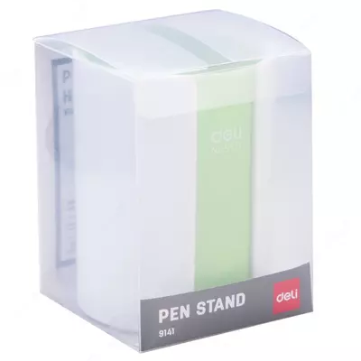 Подставка для ручек и карандашей "Deli" пластиковая (Арт. - 9141) Ассорти