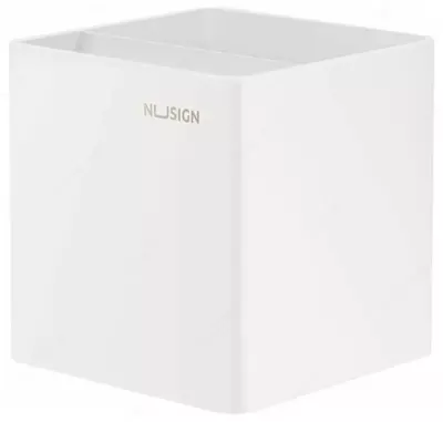 Qalam va qalamlar uchun stend "Deli Nusign" plastmassa (Art. - 011-NS-wt) Oq