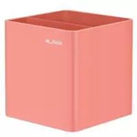 Подставка для ручек и карандашей "Deli Nusign" пластиковая (Арт. - 011-NS-rd) Красная