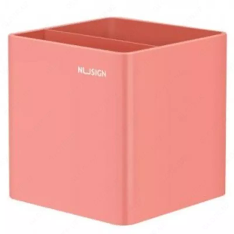 Подставка для ручек и карандашей "Deli Nusign" пластиковая (Арт. - 011-NS-rd) Красная