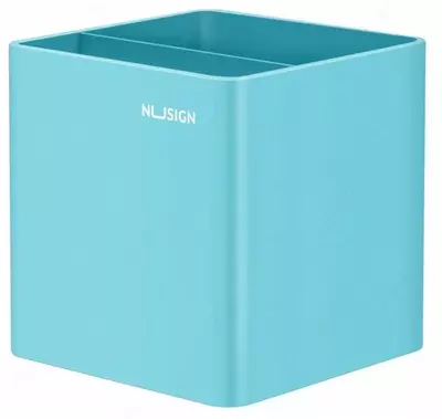 Подставка для ручек и карандашей "Deli Nusign" пластиковая (Арт. - 011-NS-bl) Синяя