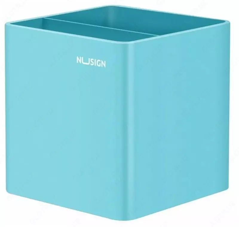 Подставка для ручек и карандашей "Deli Nusign" пластиковая (Арт. - 011-NS-bl) Синяя