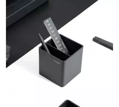 Qalam va qalamlar uchun stend "Deli Nusign" plastmassa (Art. - 011-NS-gr) Kulrang