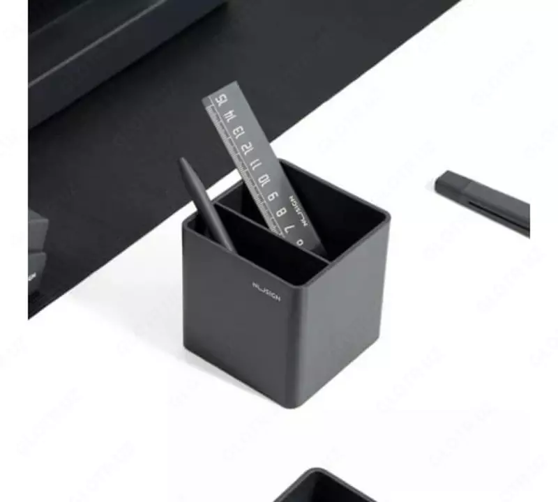 Qalam va qalamlar uchun stend "Deli Nusign" plastmassa (Art. - 011-NS-gr) Kulrang