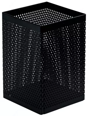 Stend - qalam va qalamlar uchun shisha "Deli" metall (Art. - 908) Qora