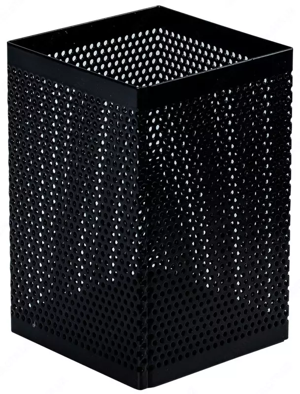 Stend - qalam va qalamlar uchun shisha "Deli" metall (Art. - 908) Qora