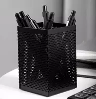 26 500 сум Подставка - стакан для ручек и карандашей "Deli" металлический (Арт. - 908) Черный