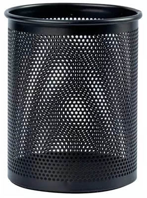 Stend - qalam va qalamlar uchun shisha "Deli" metall (Art. - 909) Qora