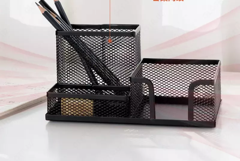 Подставка-Органайзер "Deli" металлическая (Арт. - 9175) Черная