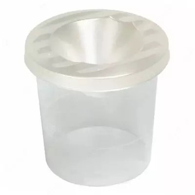 Стакан - непроливайка Стамм "Cristal"пластиковый, одинарный (Арт. - СН100) Прозрачный