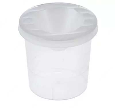 Стакан - непроливайка Стамм "Cristal"пластиковый, одинарный (Арт. - СН100) Прозрачный