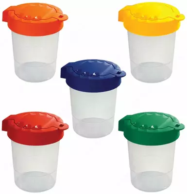 Стакан - непроливайка Стамм "Премиум" пластиковый, одинарный (Арт. - СН350) Ассорти