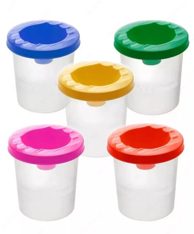 Стакан - непроливайка "Стамм" пластиковый, одинарный (Арт. - СН41) Ассорти