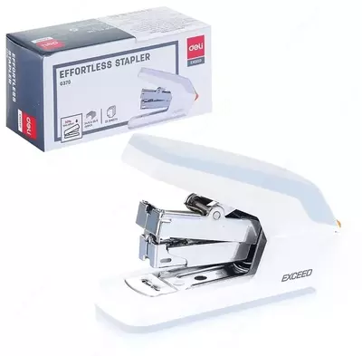 Kantselyariya shtapellari "Deli Exceed" № 24/6, 30 varaq (Art. - 0370-wt) Oq