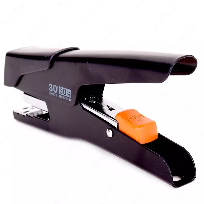 Kantselyariya stapler-penslar "Deli" № 24/6, 30 varaq (Art. - 0358-bk) Qora