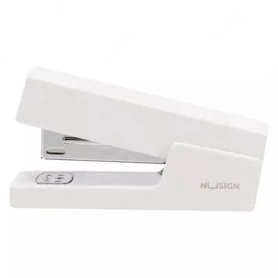 Канцелярский степлер "Deli Nusign" № 24/6, 20 листов (Арт. - 084-NS-wt) Белый