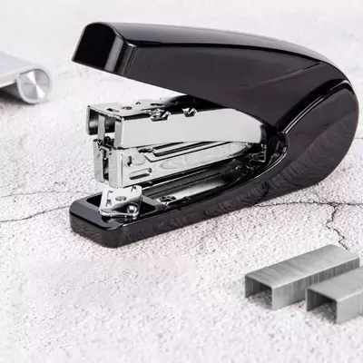 Kantselyariya shtapellari "Deli" № 24/6, 26/6, 30 varaq (Art. - 0421-bk) Qora