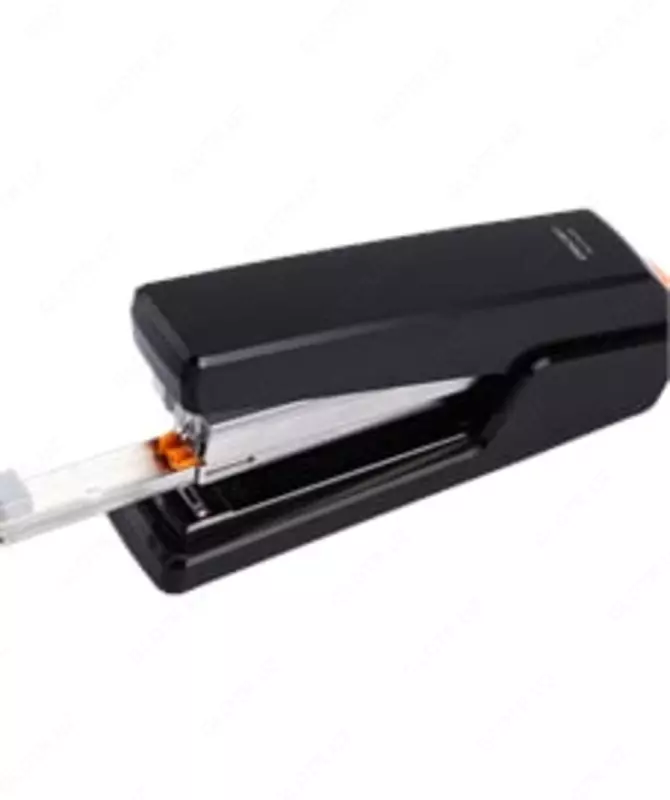 Канцелярский степлер Deli "FlatClinch" № 24/6, 26/6, 30 листов (Арт. - 0433-S) Черный