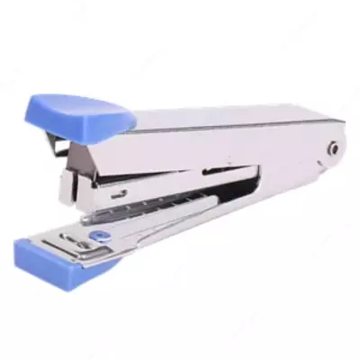 Канцелярский мини-степлер "Deli" №10, 15 листов (Арт. - 0224) Ассорти