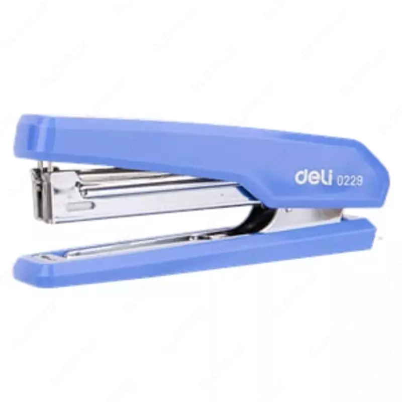 Канцелярский мини-степлер "Deli" № 10, 15 листов (Арт. - 0229) Ассорти