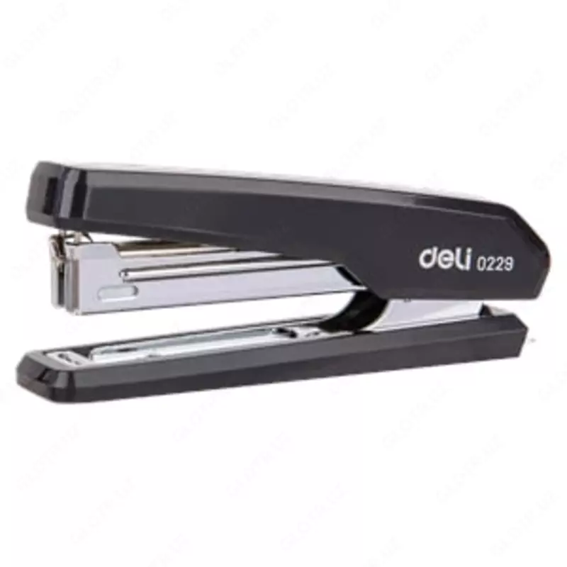 Канцелярский мини-степлер "Deli" № 10, 15 листов (Арт. - 0229) Ассорти