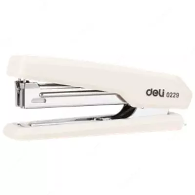 Канцелярский мини-степлер "Deli" № 10, 15 листов (Арт. - 0229) Ассорти