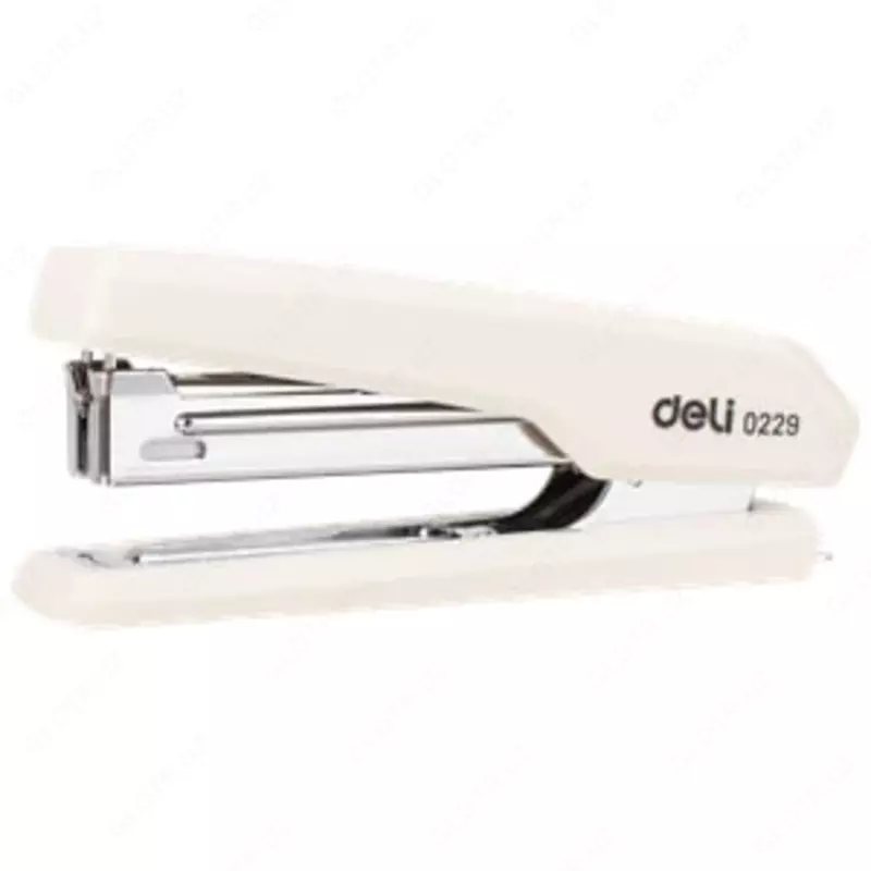 Канцелярский мини-степлер "Deli" № 10, 15 листов (Арт. - 0229) Ассорти
