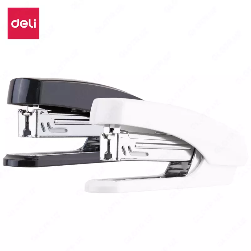 Канцелярский мини-степлер "Deli" № 10, 15 листов (Арт. - 0238) Ассорти