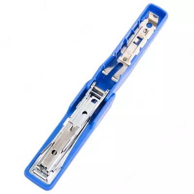 Канцелярский степлер "Deli Essential" №10, 15 листов (Арт. - 0271) Ассорти