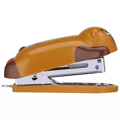 Канцелярский мини-степлер "Deli" № 10, 15 листов (Арт. - 0452) Ассорти