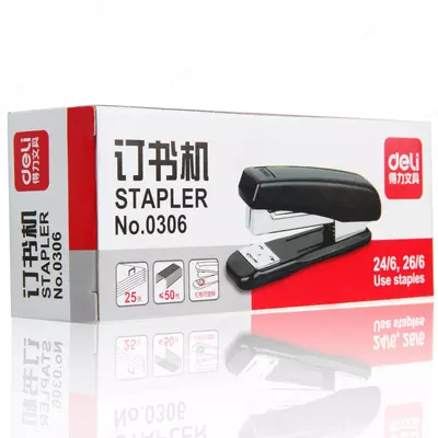 Kantselyariya shtapellari "Deli Mix" № 24/6, 25 varaq (m. - 0306) Assortiment