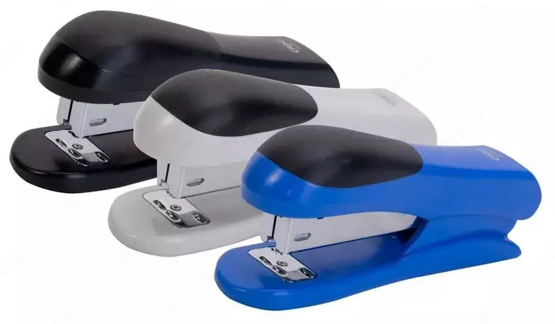 Канцелярский степлер "Deli Essential" 24/6, 25 листов (Арт. - 0308) Ассорти