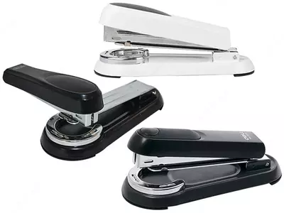 Канцелярский степлер "Deli" № 24/6, 25 листов, поворотный (Арт. - 0333) Ассорти