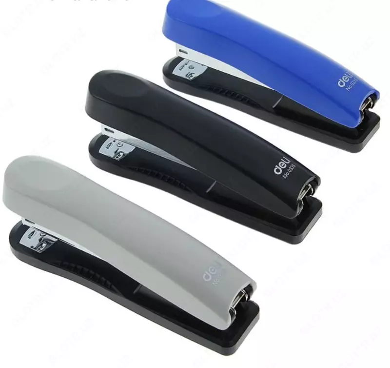 Канцелярский степлер "Deli Микс" № 24/6, 25 листов (Арт. - 0335) Ассорти