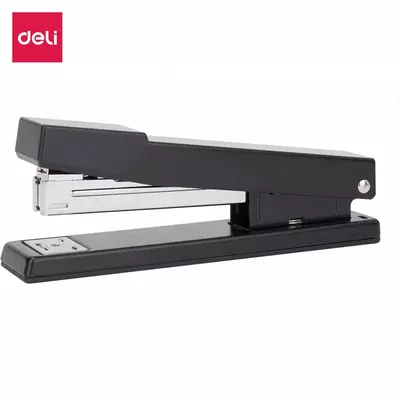 Канцелярский степлер "Deli Essential" № 24/6, 25 листов (Арт. - 0424) Черный